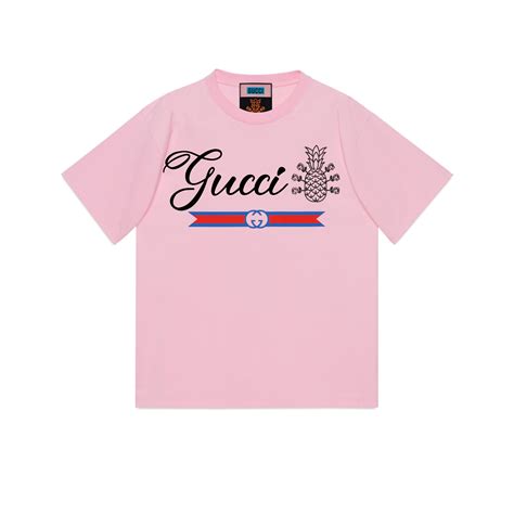 gucci pineapple t shirt|Gucci Pineapple cotton T.